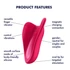 Kép 8/8 - Satisfyer High Fly - akkus, vízálló csikló vibrátor (pink)