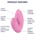Kép 8/8 - / Satisfyer Love Riot - akkus, vízálló ujjvibrátor (pink)