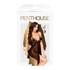 Kép 3/3 - Penthouse Sweet Beast - rózsás babydoll szett (fekete)