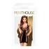 Kép 3/3 - Penthouse Juicy Poison - pántos miniruha (fekete)