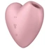 Kép 1/8 - Satisfyer Cutie Heart - akkus léghullámos csikló vibrátor (pink)