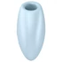 Kép 2/8 - Satisfyer Cutie Heart - akkus léghullámos csikló vibrátor (kék)