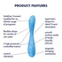 Kép 8/8 - Satisfyer G-spot Flex 4 - okos G-pont vibrátor (türkiz)