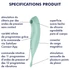 Kép 8/8 - Satisfyer Twirling Pro - okos 2in1 csikló vibrátor (menta)