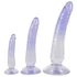 Kép 1/9 - Crystal Clear - anál tréner dildó készlet - 3db (átlátszó-kék)