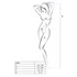Kép 2/5 - Passion BS007 - mintás necc overall (fehér) - S-L
