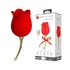 Kép 1/17 - Pretty Love Rose Lover - nyelves 2in1 csikló vibrátor (piros)