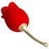 Kép 6/17 - Pretty Love Rose Lover - nyelves 2in1 csikló vibrátor (piros)