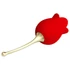 Kép 8/17 - Pretty Love Rose Lover - nyelves 2in1 csikló vibrátor (piros)