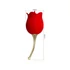 Kép 14/17 - Pretty Love Rose Lover - nyelves 2in1 csikló vibrátor (piros)