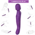 Kép 6/11 - Tracy's Dog Wand - pulzáló masszírozó vibrátor (lila)