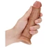 Kép 2/7 - RealRock - realisztikus dildó - 15,5cm (sötét natúr)