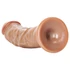 Kép 4/7 - RealRock - realisztikus dildó - 15,5cm (sötét natúr)