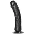 Kép 1/7 - RealRock - tapadókorongos realisztikus dildó - 15,5cm (fekete)
