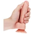 Kép 2/7 - RealRock - tapadókorongos, realisztikus dildó - 15,5cm (natúr)