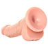 Kép 5/7 - RealRock - tapadókorongos, realisztikus dildó - 15,5cm (natúr)