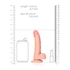 Kép 6/7 - RealRock - tapadókorongos, realisztikus dildó - 15,5cm (natúr)