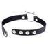 Kép 2/7 - Master Series Kinky Kitty - nyakörv cica fej karikával (fekete)