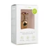 Kép 2/7 - Easytoys Metal No.1 - lila köves kúp anál plug - arany (2,5cm)