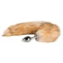 Kép 1/9 - Easytoys Fox NO1 - fém anál plug rókafarokkal (ezüst-vörös)