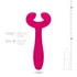 Kép 14/16 - Easytoys Couple - akkus, vízálló párvibrátor (pink)