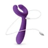 Kép 10/15 - Easytoys Couple - akkus, vízálló párvibrátor (lila)