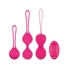 Kép 1/5 - Easytoys LoveBalls - vibrációs gésagolyó szett - 3 részes (pink)