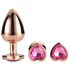 Kép 4/9 - Gleaming Love - szíves anál plug szett - rosegold (3 részes)
