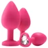 Kép 1/21 - Flirts anal training kit - anál plug szett (3db) - pink