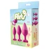 Kép 20/21 - Flirts anal training kit - anál plug szett (3db) - pink
