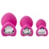 Kép 10/21 - Flirts anal training kit - anál plug szett (3db) - pink
