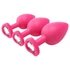 Kép 16/21 - Flirts anal training kit - anál plug szett (3db) - pink