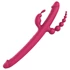 Kép 1/13 - Dreamtoys Anywhere Pleasure Vibe - akkus, 4 ágú vibrátor (pink)
