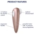 Kép 7/8 - Satisfyer 1 Number One - léghullámos csiklóizgató (barna)