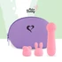 Kép 6/9 - FEELZTOYS Mister bunny - mini masszírozó vibrátor szett (pink)